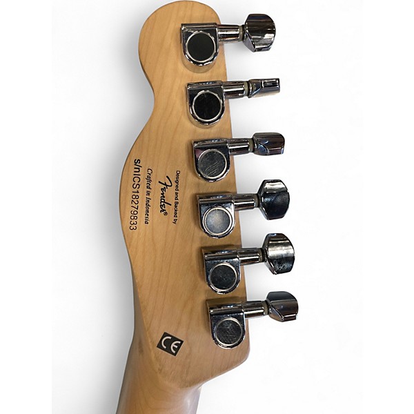 Used Squier Affinity Telecaster Orange Solid Body Electric Guitar