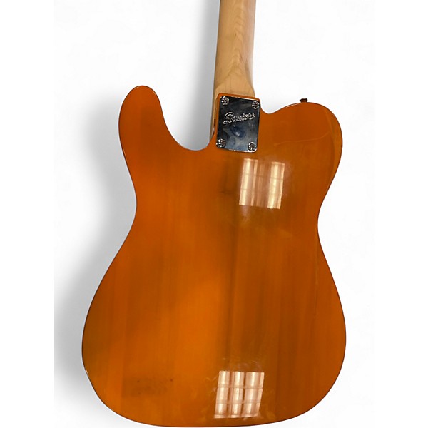 Used Squier Affinity Telecaster Orange Solid Body Electric Guitar
