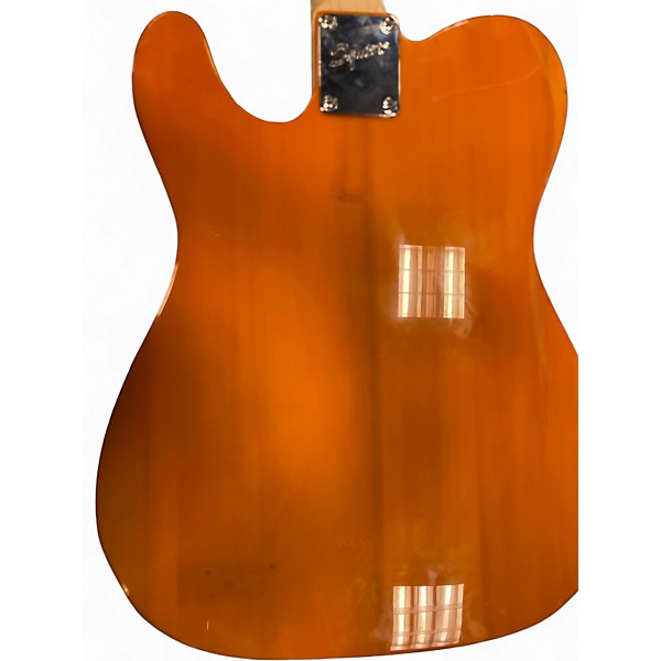 Used Squier Affinity Telecaster Orange Solid Body Electric Guitar