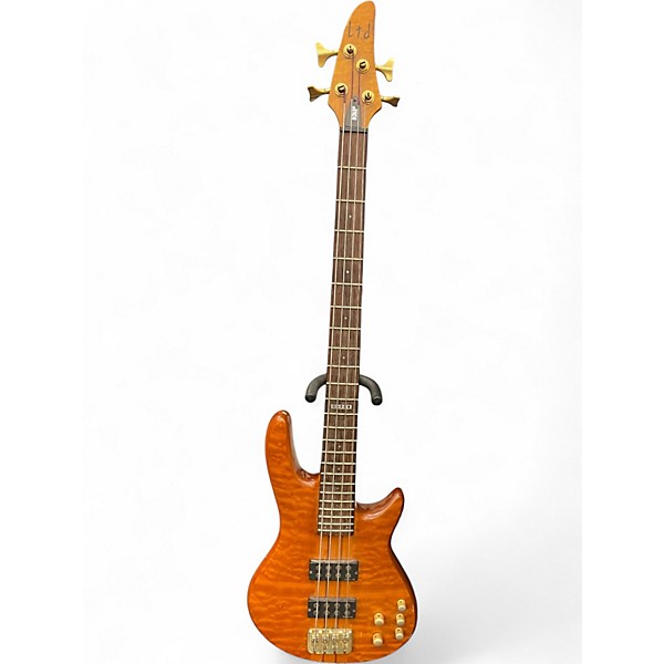 Used ESP LTD C-304 Brown Electric Bass Guitar