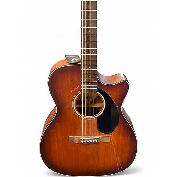 Used Fender CC60SCE 2 Tone Sunburst Acoustic Electric Guitar