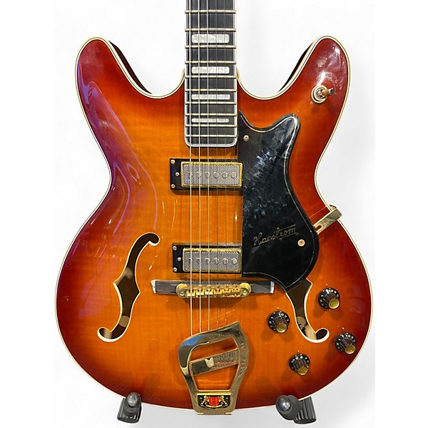 Used Hagstrom Viking II 67' Limited Edition Vintage Sunburst Hollow Body Electric Guitar