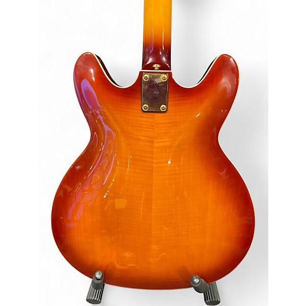 Used Hagstrom Viking II 67' Limited Edition Vintage Sunburst Hollow Body Electric Guitar