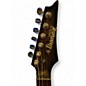 Used Ibanez GIO RG70QA Trans Black Solid Body Electric Guitar