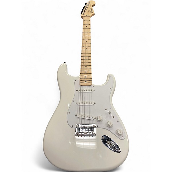 Used Squier Affinity Stratocaster White Solid Body Electric Guitar