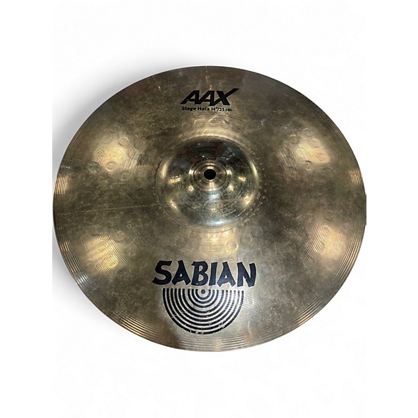 Used SABIAN 14in AAX Stage Hi Hat Pair Cymbal