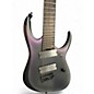 Used Ibanez RGA71AL Axion Label 7 String aurora burst Solid Body Electric Guitar