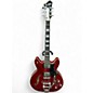 Used Hagstrom Viking Deluxe Red Hollow Body Electric Guitar thumbnail