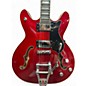 Used Hagstrom Viking Deluxe Red Hollow Body Electric Guitar