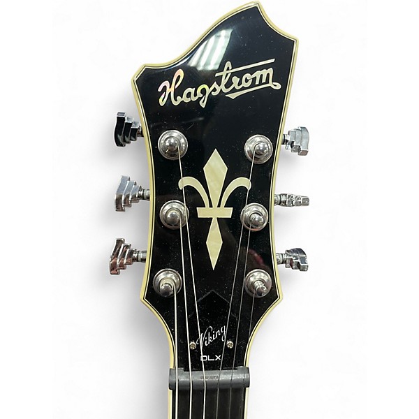 Used Hagstrom Viking Deluxe Red Hollow Body Electric Guitar