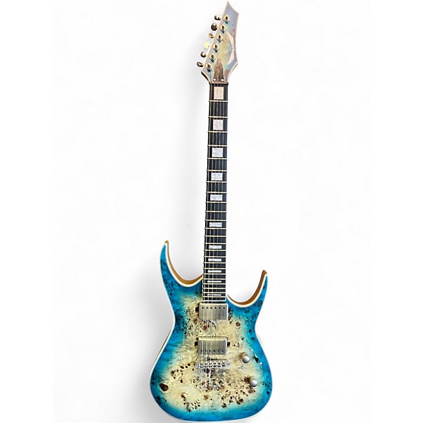 Used Dean Exile Ocean Blue Burst Solid Body Electric Guitar