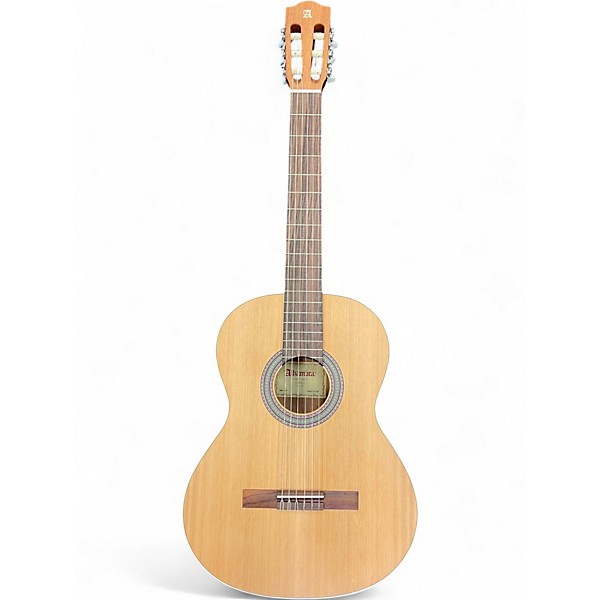 Used Alhambra 1O P Natural Classical Acoustic Guitar