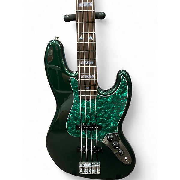 Used Fender Player II Jazz Bass Limited-Edition British Racing Green Electric Bass Guitar