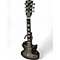 Used 2010 Gibson Les Paul Studio Black and Silver Solid Body Electric Guitar thumbnail