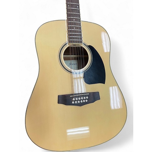Used Ibanez PF1512 Natural 12 String Acoustic Guitar