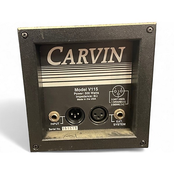 Used Carvin V115 1X15 Bass Cabinet