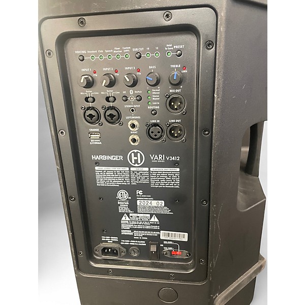 Used Harbinger VARI V3412 Powered Speaker