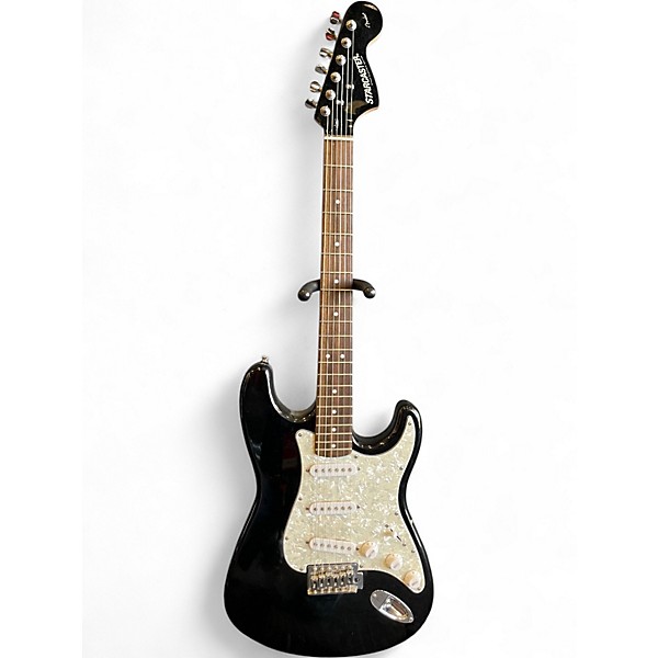 Used Squier STARCASTER Flat Black Solid Body Electric Guitar