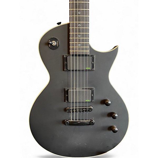 Used Fesley FLP350 Satin Black Solid Body Electric Guitar