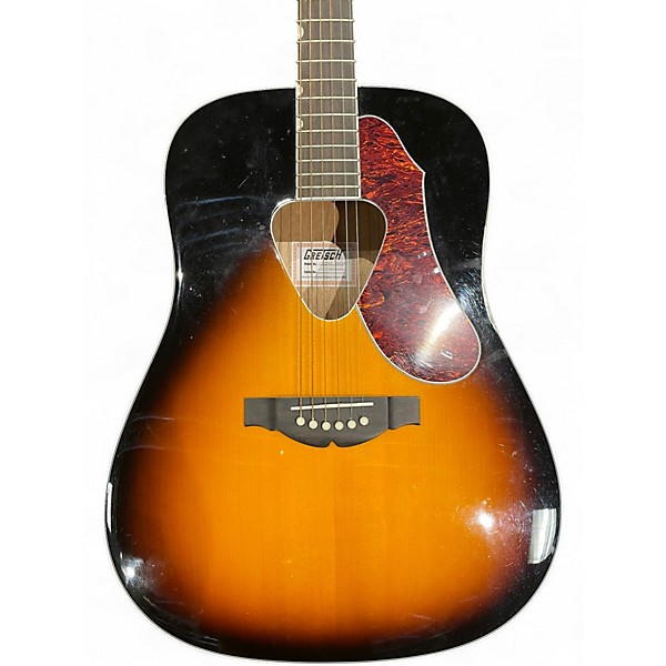 Used Gretsch Guitars G5024E Rancher 2 Color Sunburst Acoustic Electric Guitar