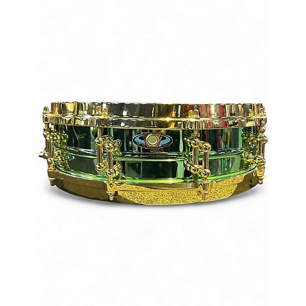 Used Ludwig 14X3.5 Carl Palmer Snare Green Drum