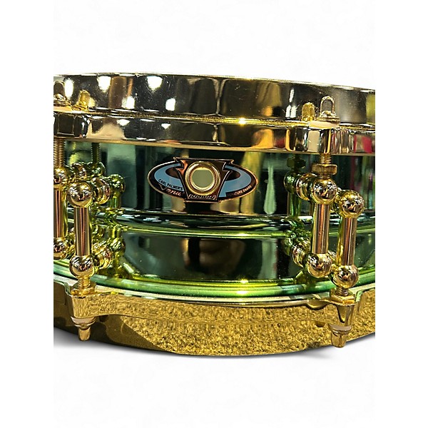 Used Ludwig 14X3.5 Carl Palmer Snare Green Drum