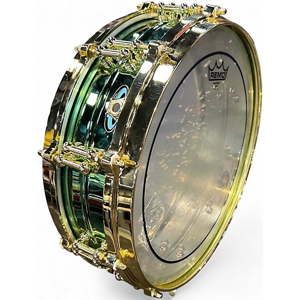Used Ludwig 14X3.5 Carl Palmer Snare Green Drum