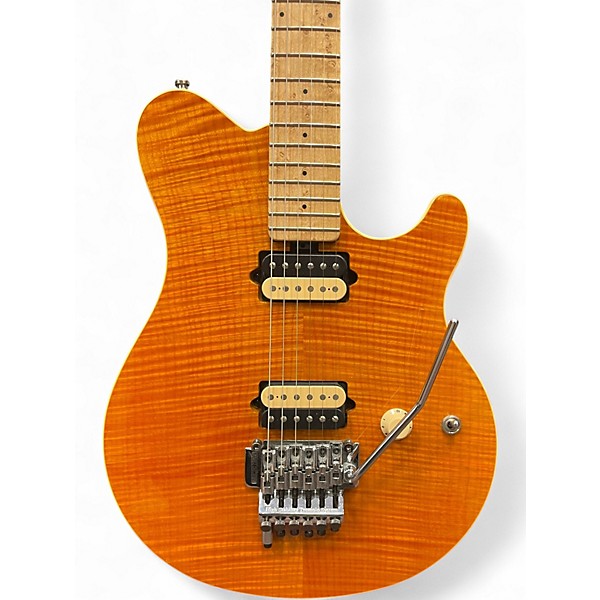 Used Ernie Ball Music Man Axis Trans Gold Solid Body Electric Guitar