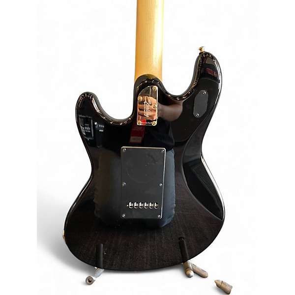 Used Sterling by Music Man JARED DINES BLACK Solid Body Electric Guitar
