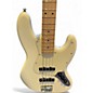 Used Squier Jazz Bass White Electric Bass Guitar