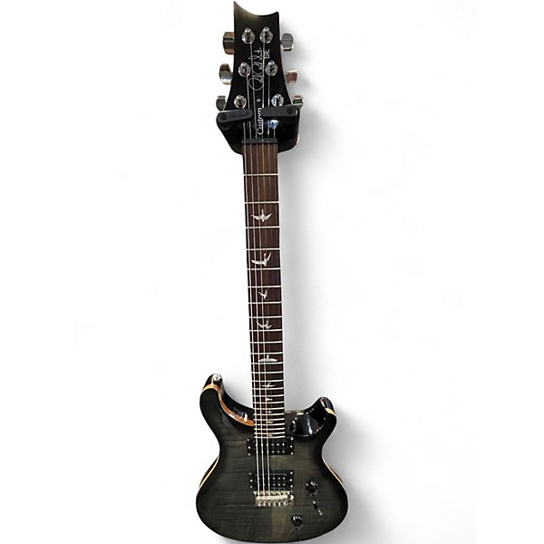 Used PRS SE Custom 24 Trans Gray Solid Body Electric Guitar