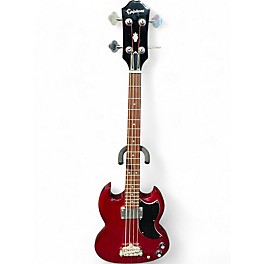 Used Epiphone EB-0 Cherry Electric Bass Guitar