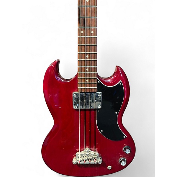 Used Epiphone EB-0 Cherry Electric Bass Guitar