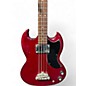 Used Epiphone EB-0 Cherry Electric Bass Guitar