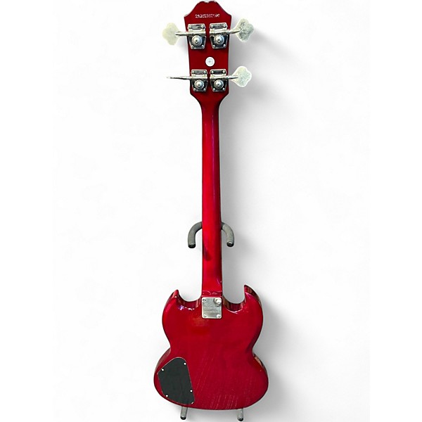 Used Epiphone EB-0 Cherry Electric Bass Guitar