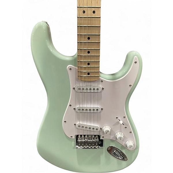 Used Squier Bullet Stratocaster Seafoam Green Solid Body Electric Guitar