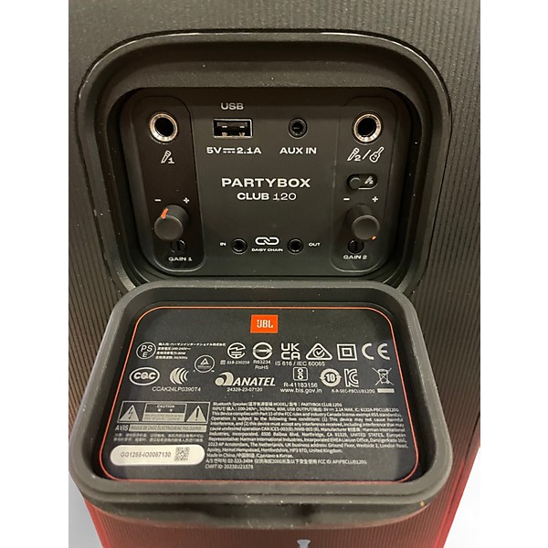 Used JBL PARTY BOX CLUB 120 Powered Speaker