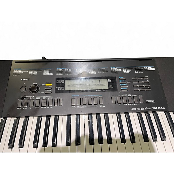 Used Casio WK245 76-Key Keyboard Workstation