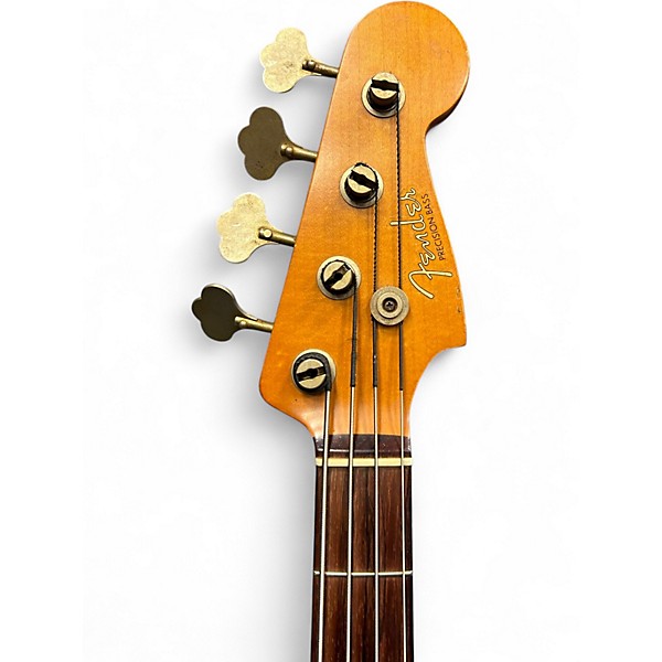 Used Fender Custom Shop 1955 Precision Bass Relic Cream Electric Bass Guitar