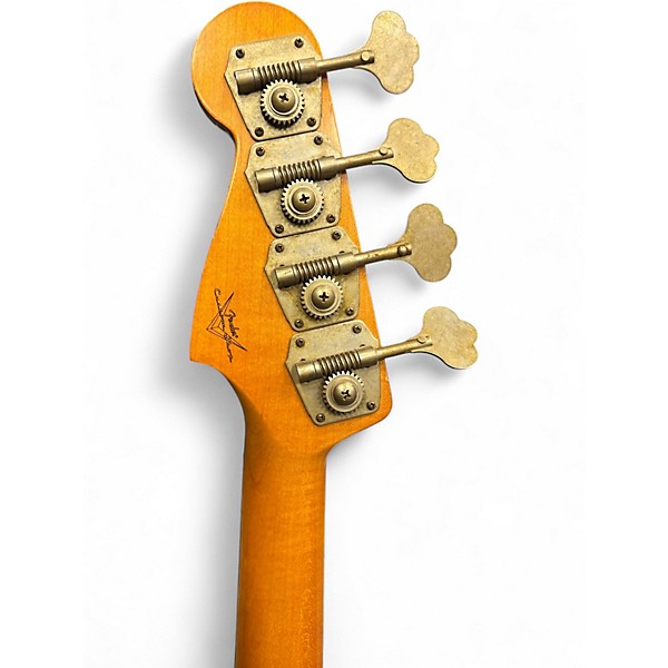 Used Fender Custom Shop 1955 Precision Bass Relic Cream Electric Bass Guitar