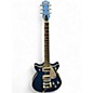 Used Gretsch Guitars G5232t blue sparkle Solid Body Electric Guitar thumbnail