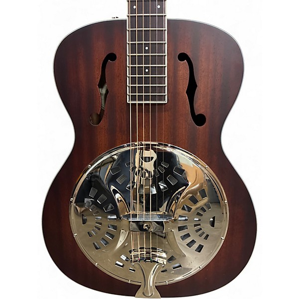 Used Fender PR180E Mahogany Resonator Guitar