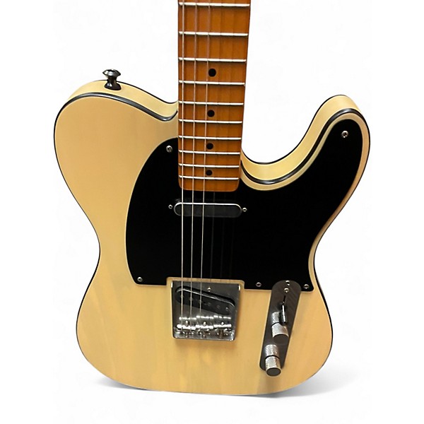 Used Squier 40TH Anniversary Telecaster Vintage Blonde Solid Body Electric Guitar