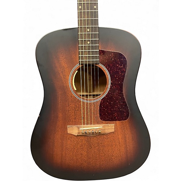 Used Guild D20 Vintage Sunburst Acoustic Electric Guitar