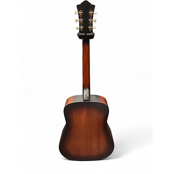 Used Guild D20 Vintage Sunburst Acoustic Electric Guitar