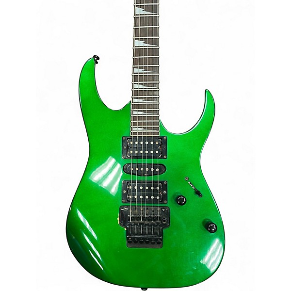 Used Ibanez RG270DX Green Solid Body Electric Guitar