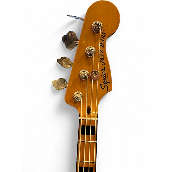 Used Squier Classic Vibe 70s Jazz Bass Natural Electric Bass Guitar
