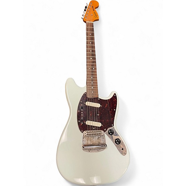 Used Squier Classic Vibe Mustang Daphne Blue Solid Body Electric Guitar