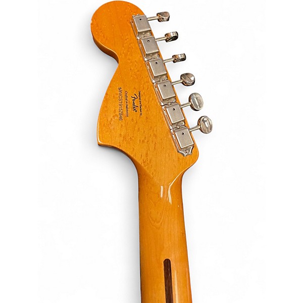 Used Squier Classic Vibe Mustang Daphne Blue Solid Body Electric Guitar