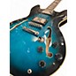 Used Firefly 338 blue Hollow Body Electric Guitar